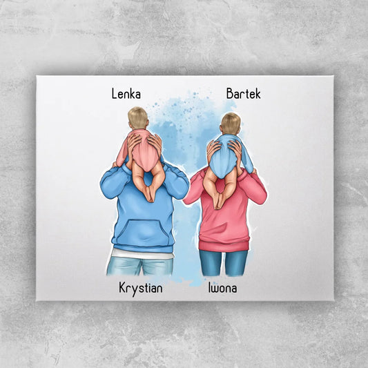 Obraz personalizowany dla rodziny #819