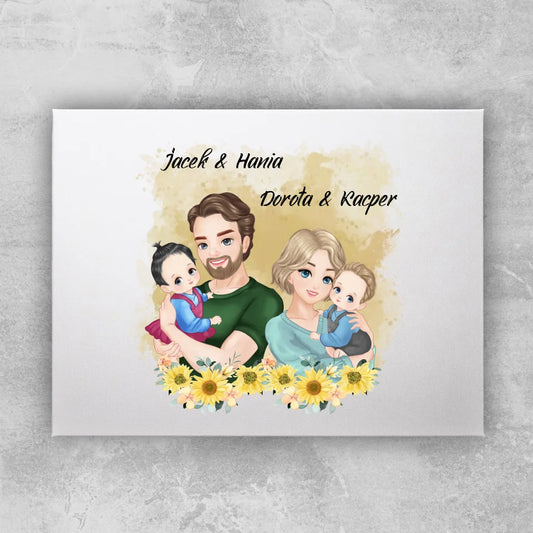 Obraz personalizowany dla rodziny #825