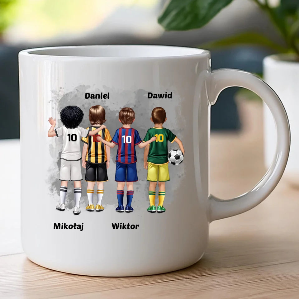 Kubek personalizowana dla chłopca - piłkarze #98