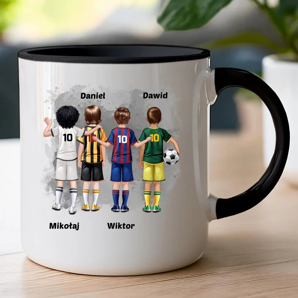 Kubek personalizowana dla chłopca - piłkarze #98