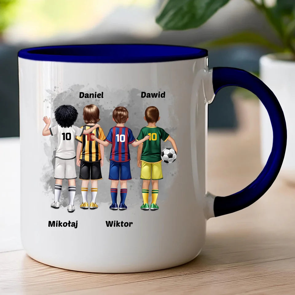 Kubek personalizowana dla chłopca - piłkarze #98