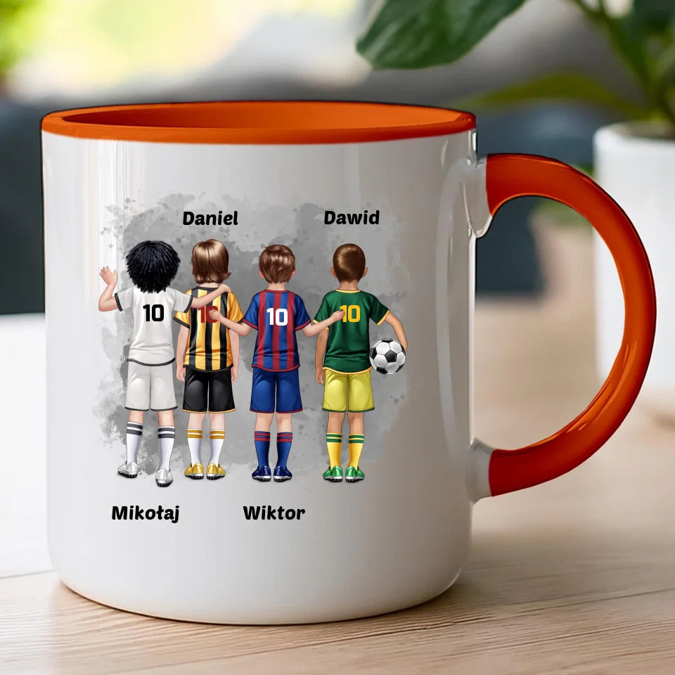 Kubek personalizowana dla chłopca - piłkarze #98