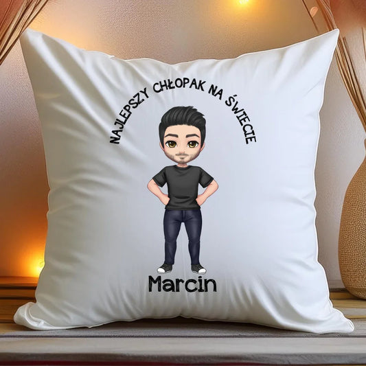 Poduszka personalizowana dla mężczyzny #653