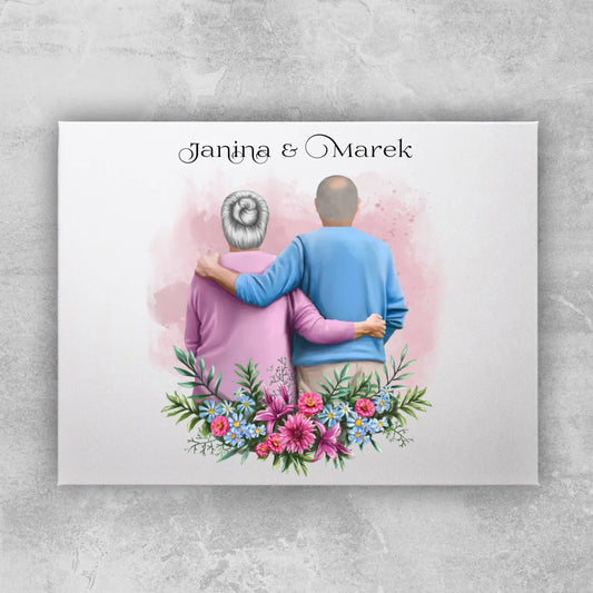 Obraz personalizowany dla babci i dziadka #605