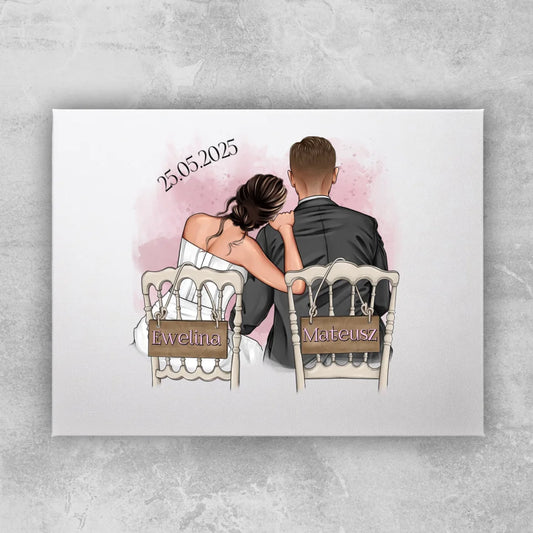 Obraz personalizowany dla młodej pary #370