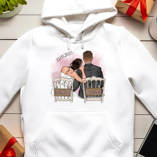 Bluza personalizowana dla młodej pary #370