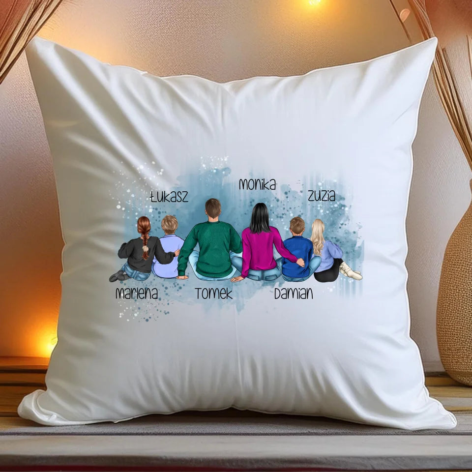 Poduszka personalizowana dla rodziny #830