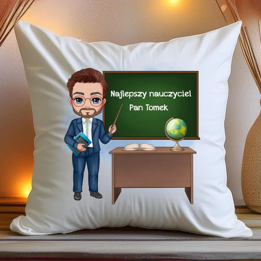 Poduszka personalizowana dla nauczyciela #3101