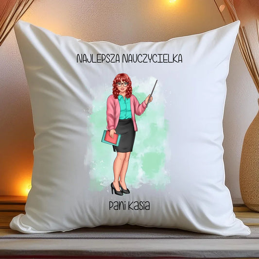 Poduszka personalizowana dla nauczycielki #3202