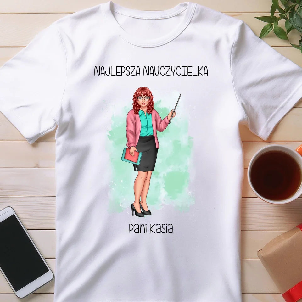 Koszulka personalizowana dla nauczycielki #3202