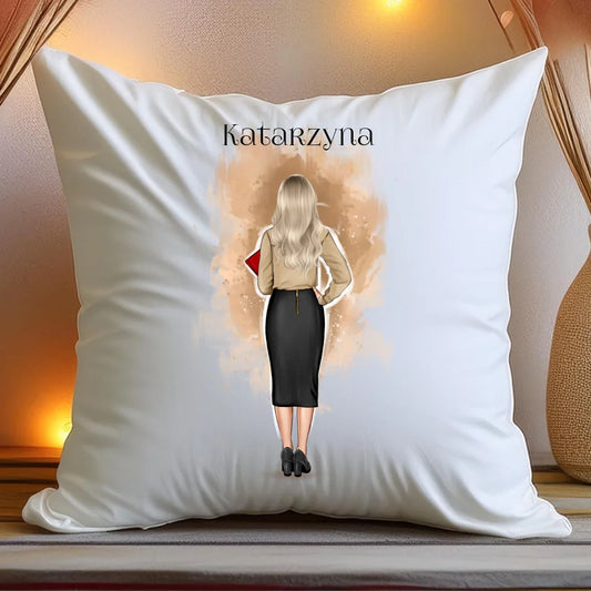 Poduszka personalizowana dla nauczycielki #3204