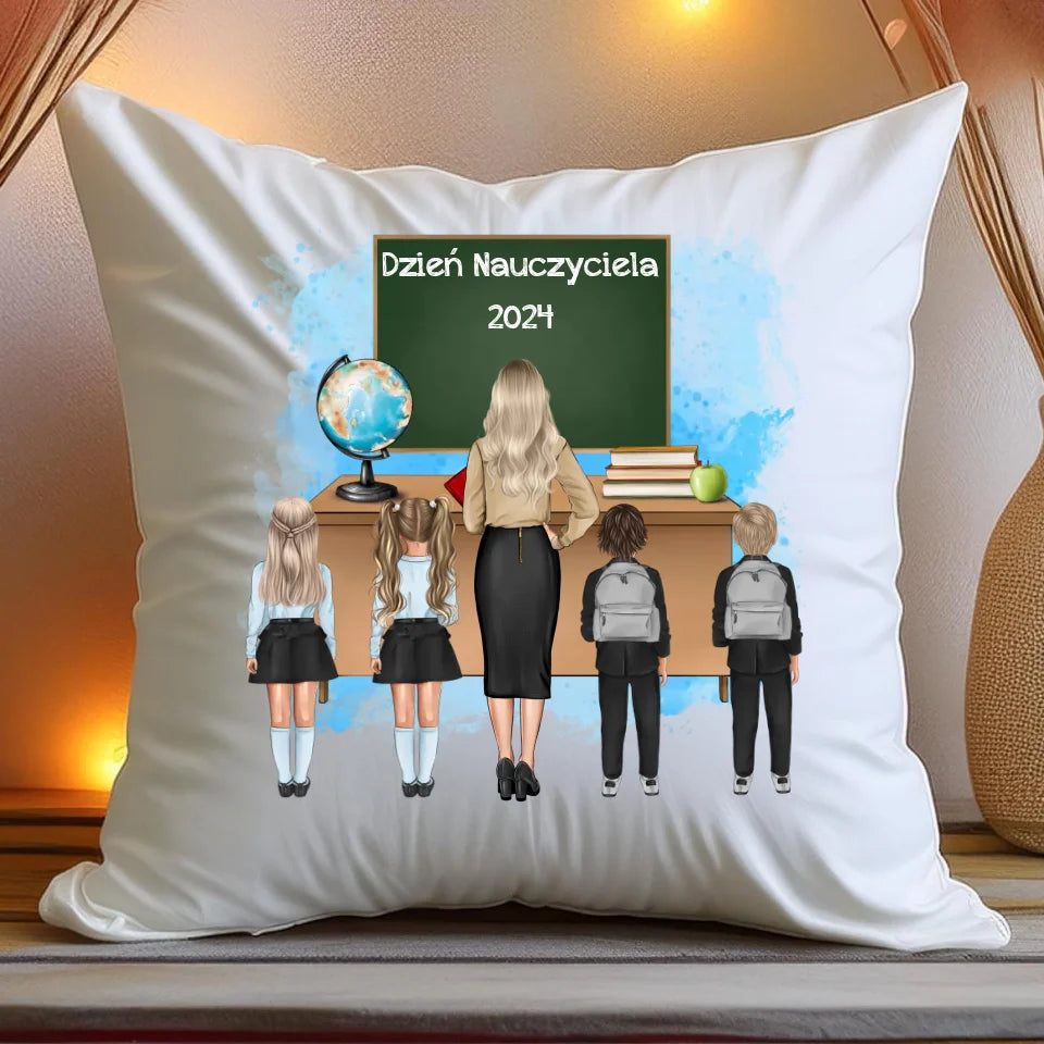 Poduszka personalizowana dla nauczycielki #3205