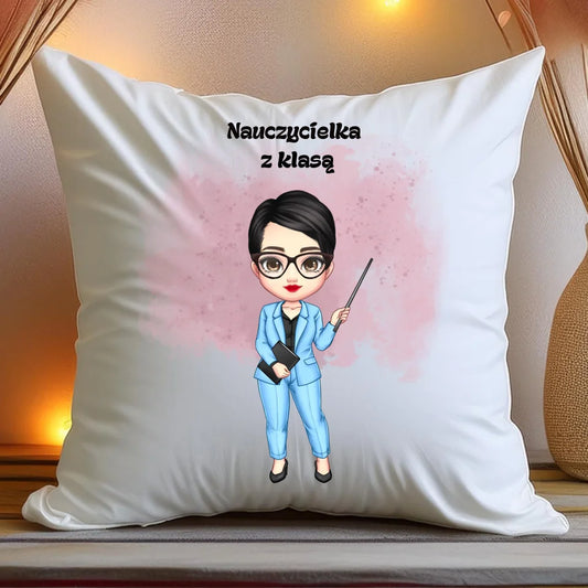 Poduszka personalizowana dla nauczycielki #3200
