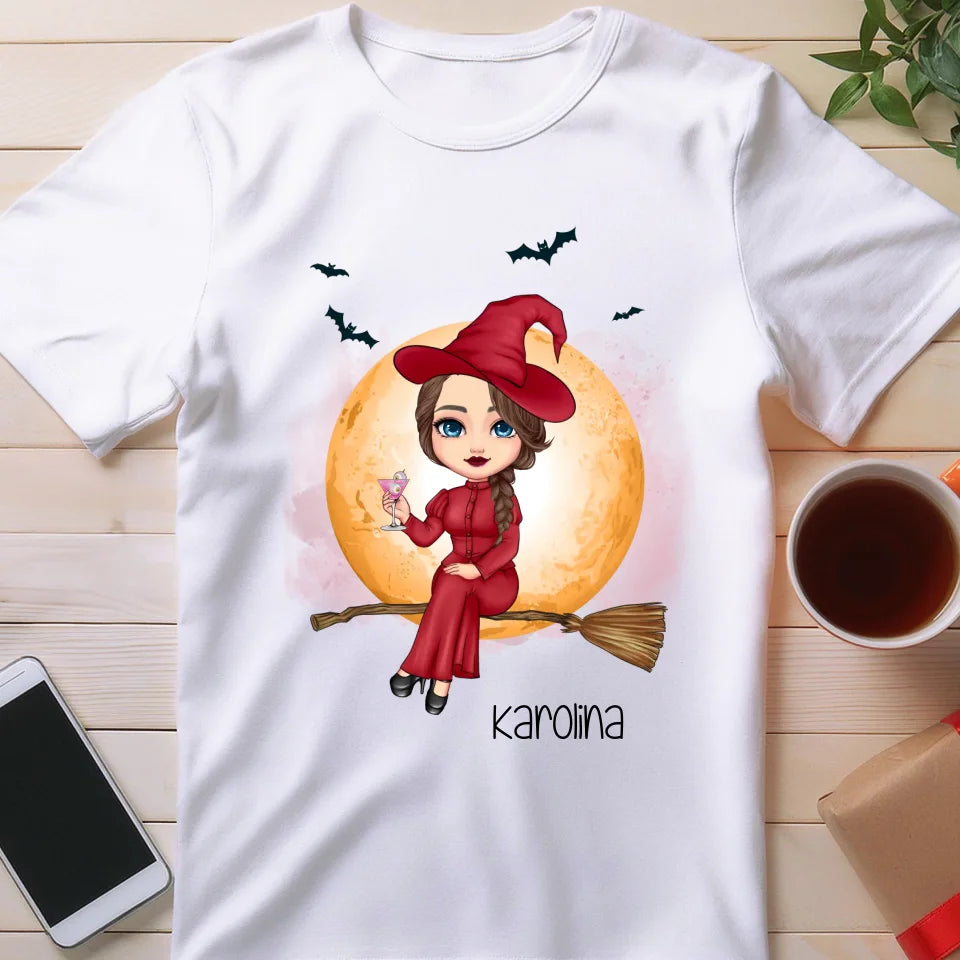 Koszulka personalizowana Halloween dla kobiety # 516