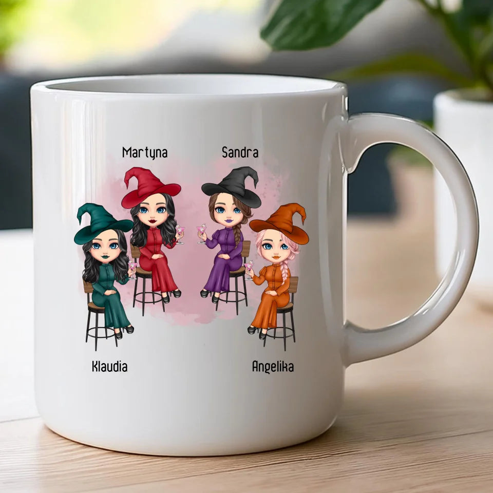 Kubek personalizowany Halloween dla przyjaciółek #132