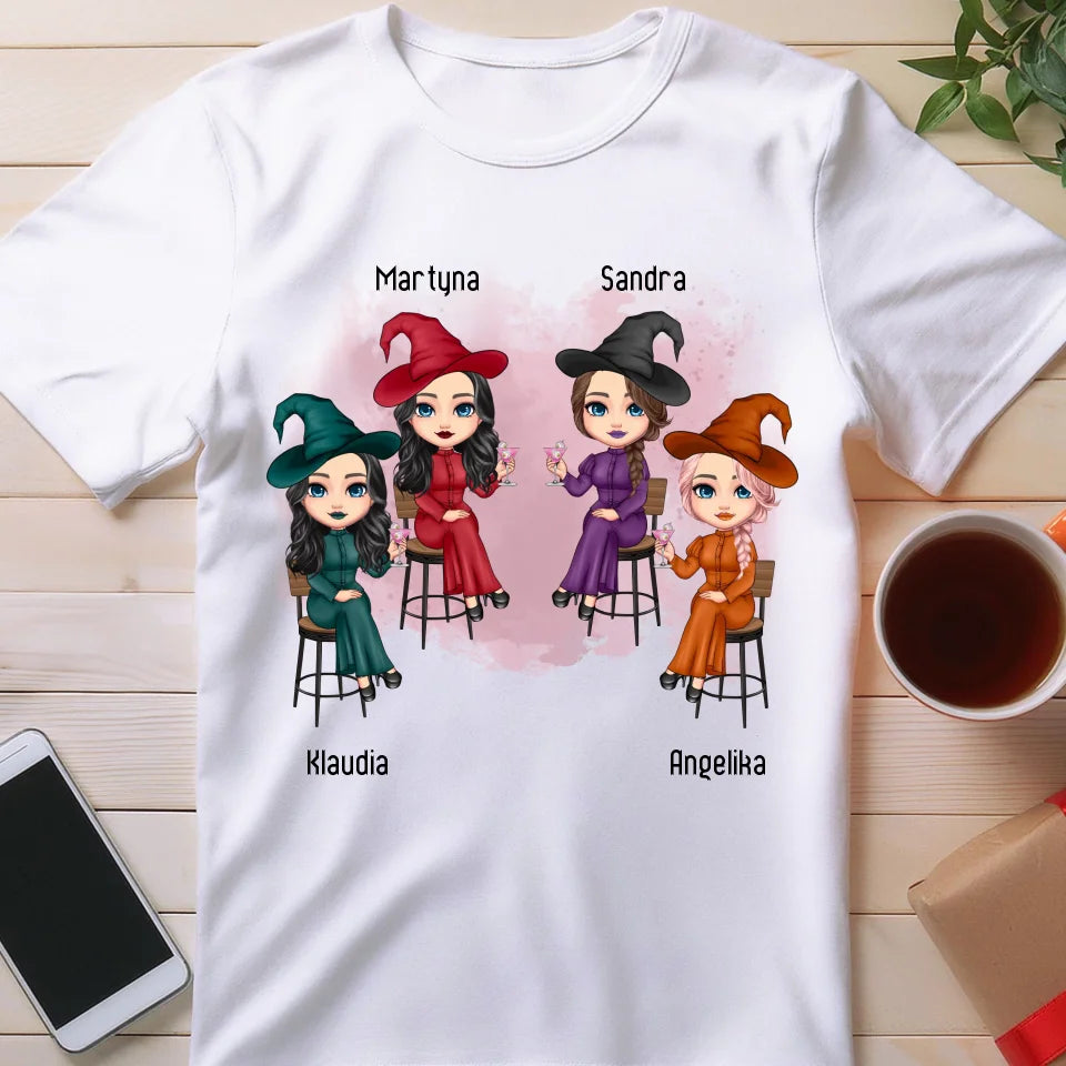 Koszulka personalizowana Halloween dla przyjaciółek #132
