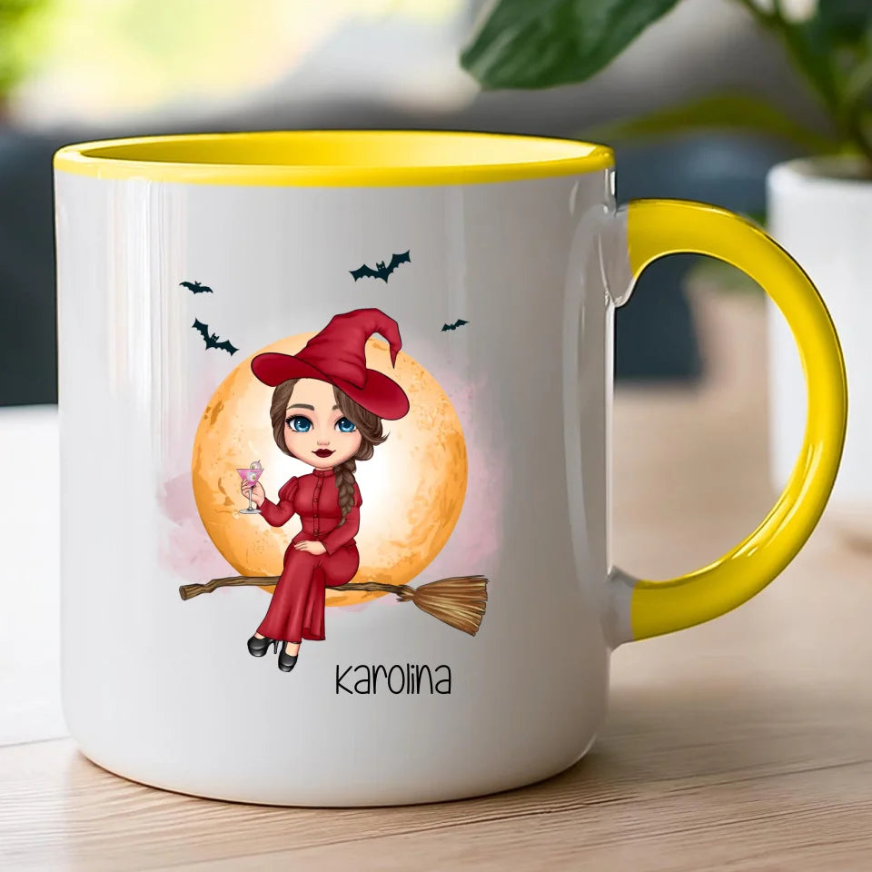 Kubek personalizowany Halloween dla kobiety # 516