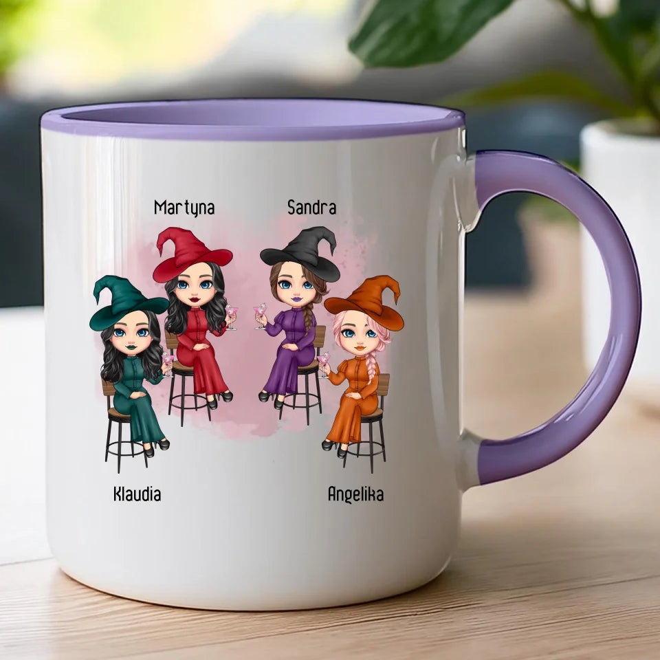 Kubek personalizowany Halloween dla przyjaciółek #132
