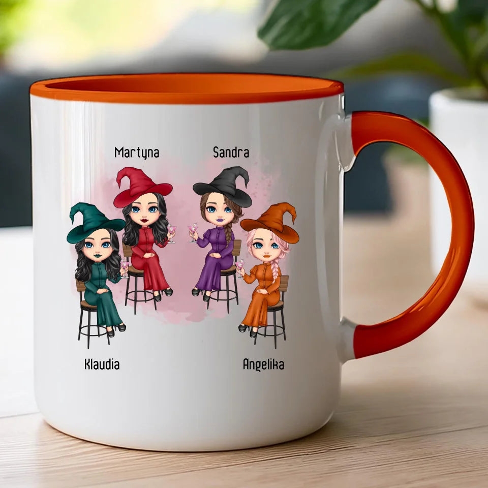 Kubek personalizowany Halloween dla przyjaciółek #132