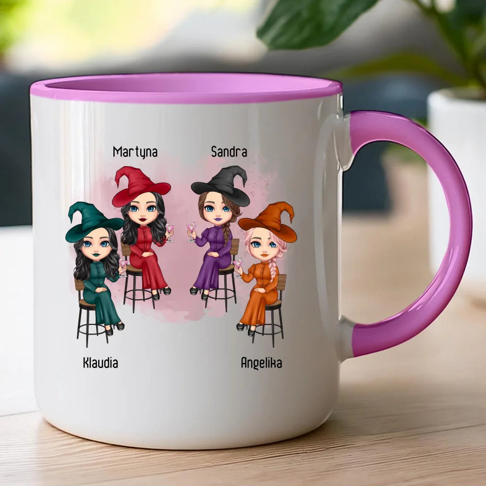 Kubek personalizowany Halloween dla przyjaciółek #132