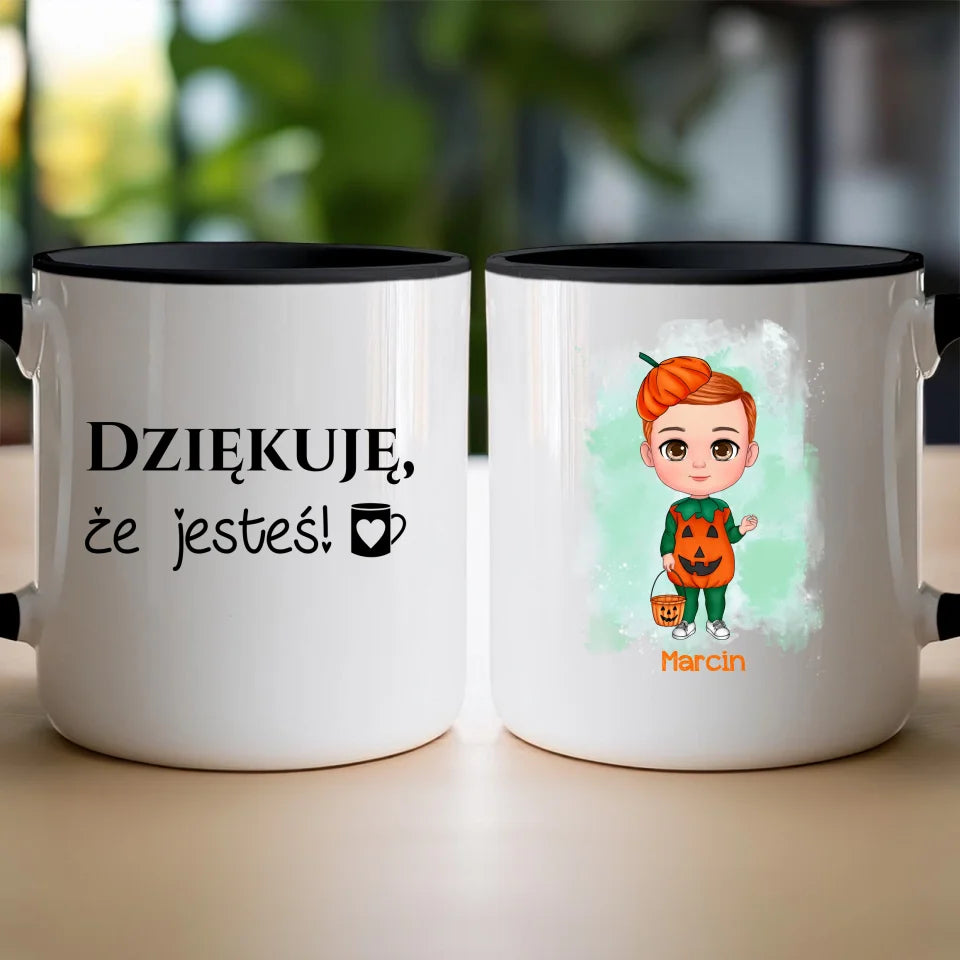 Kubek personalizowany Halloween dla dzieci #2012