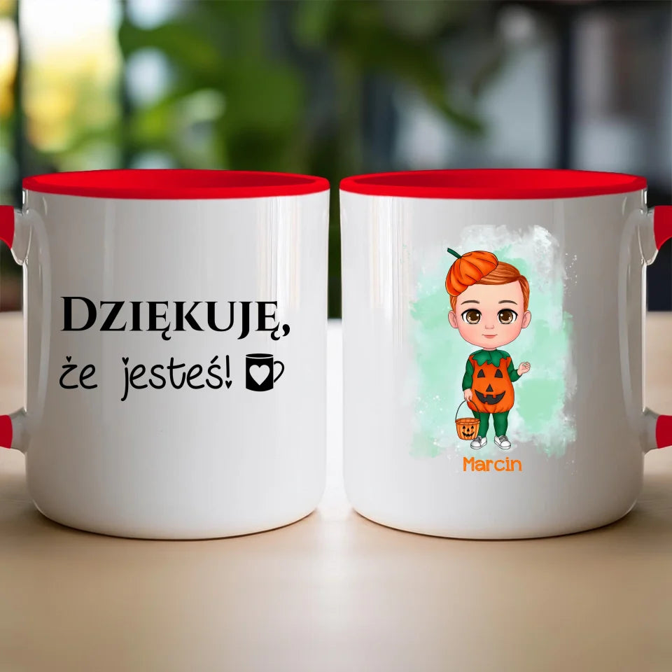 Kubek personalizowany Halloween dla dzieci #2012