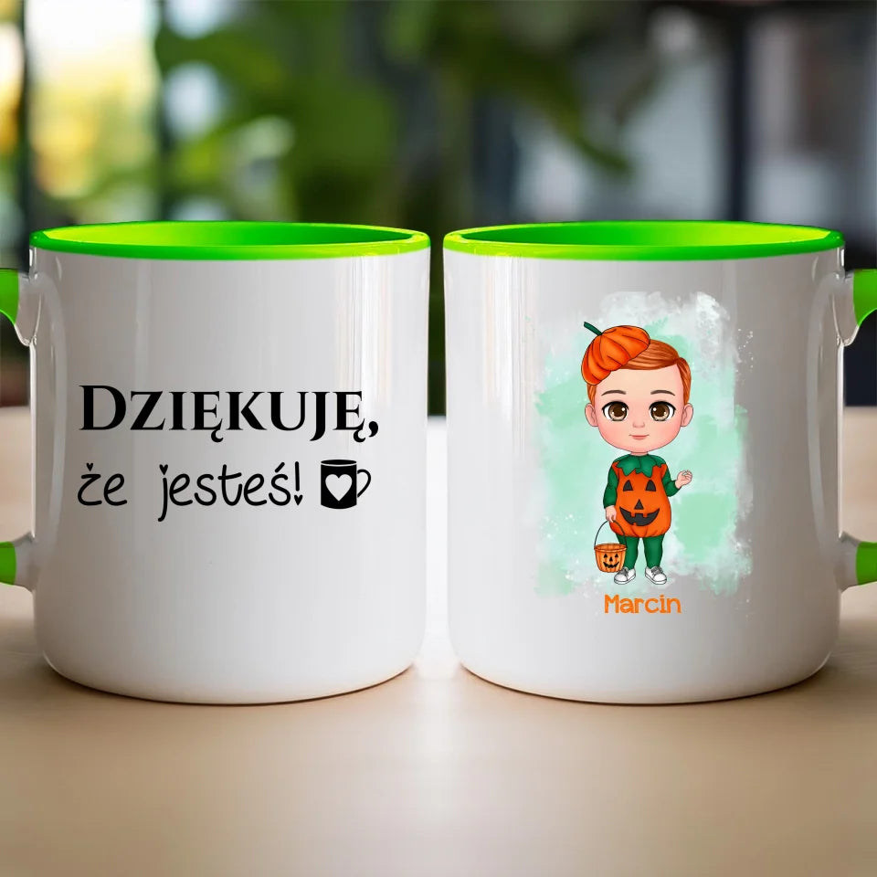 Kubek personalizowany Halloween dla dzieci #2012