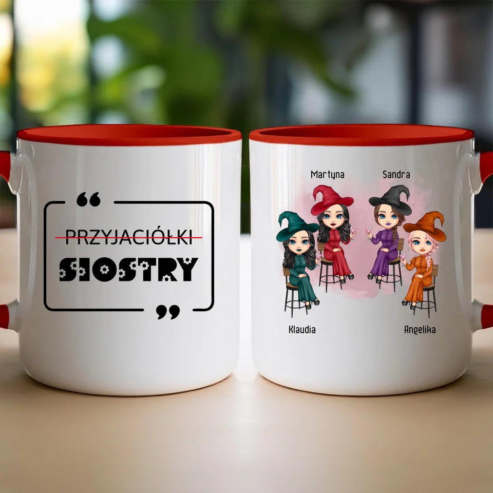 Kubek personalizowany Halloween dla przyjaciółek #132