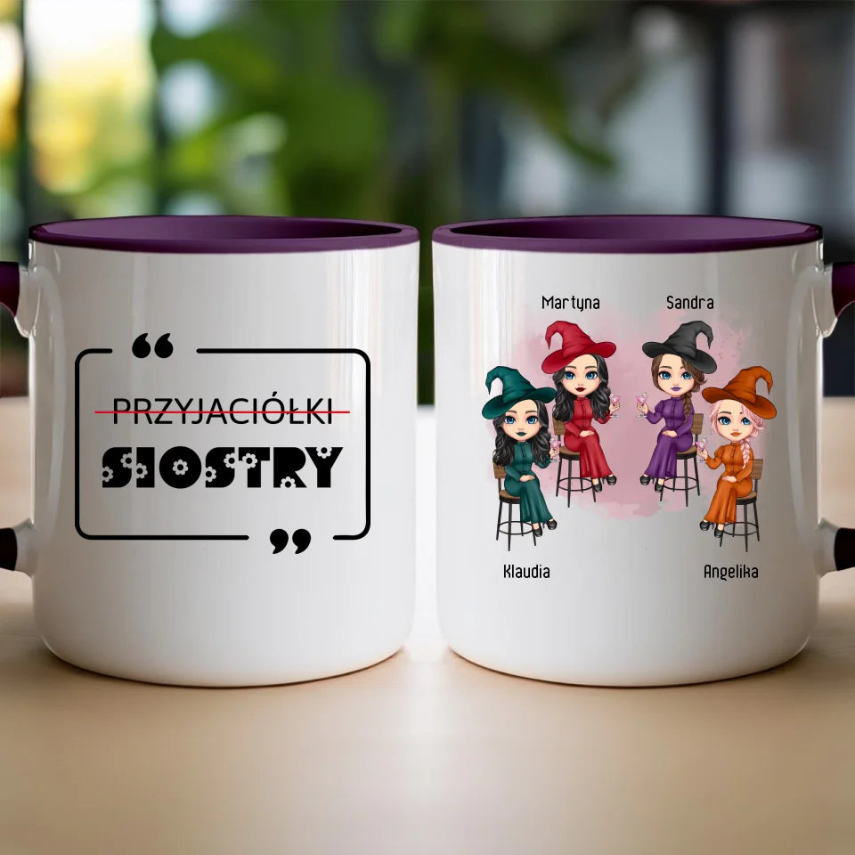 Kubek personalizowany Halloween dla przyjaciółek #132