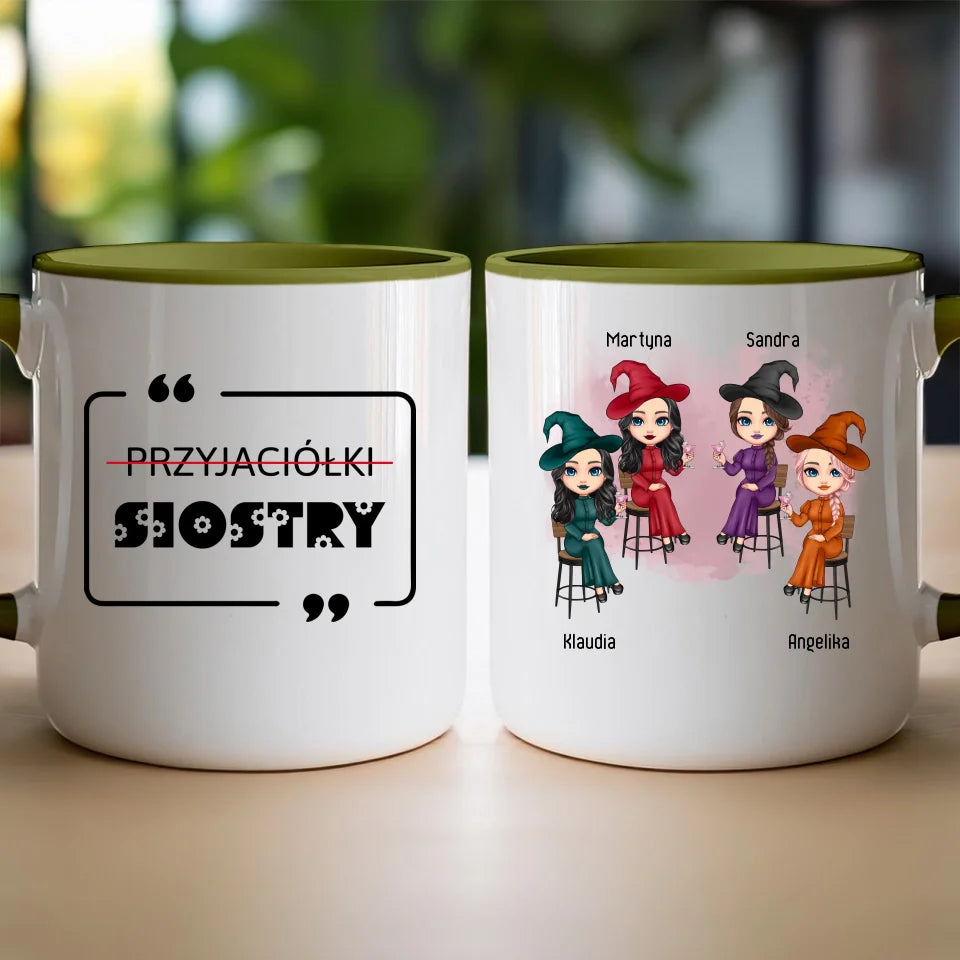 Kubek personalizowany Halloween dla przyjaciółek #132