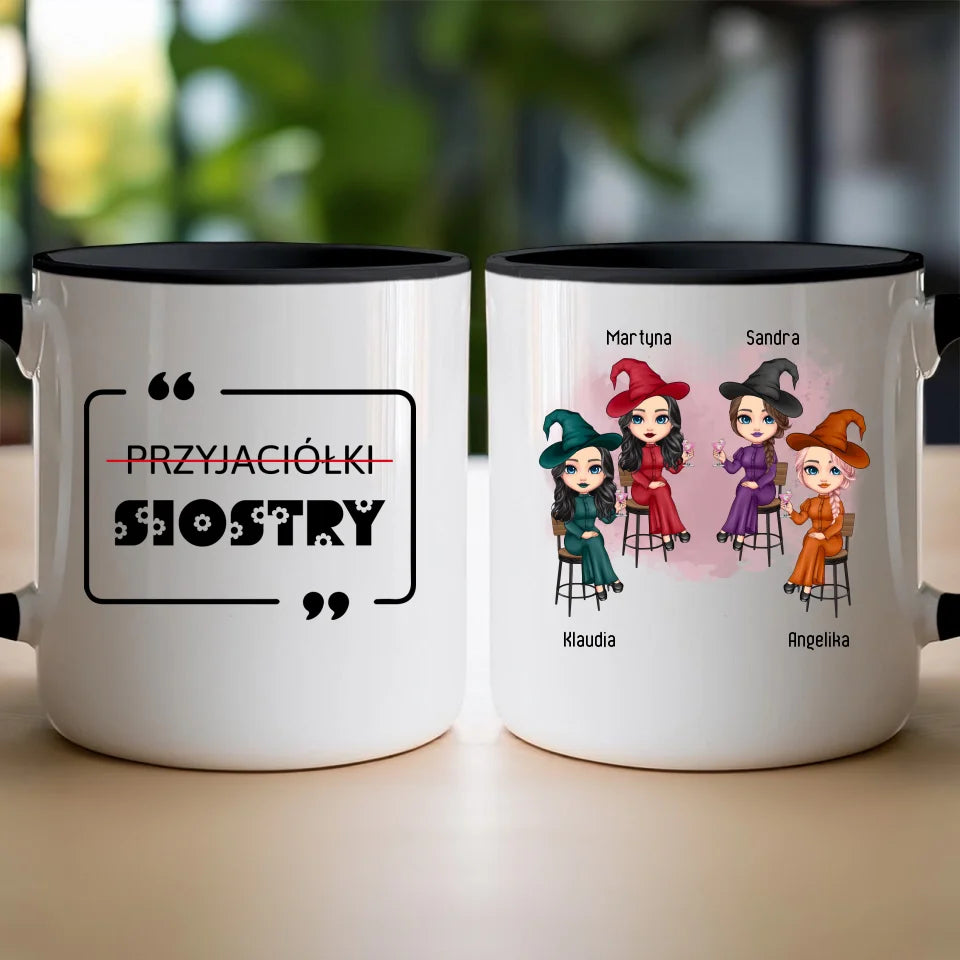 Kubek personalizowany Halloween dla przyjaciółek #132