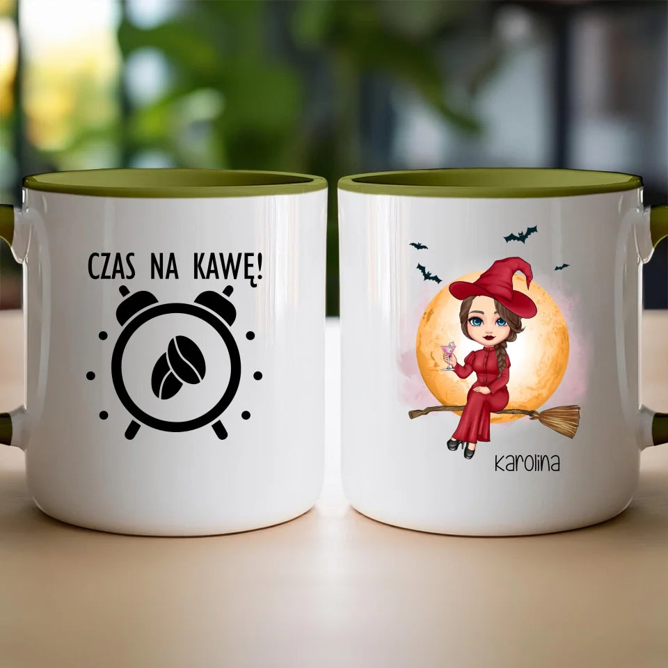 Kubek personalizowany Halloween dla kobiety # 516