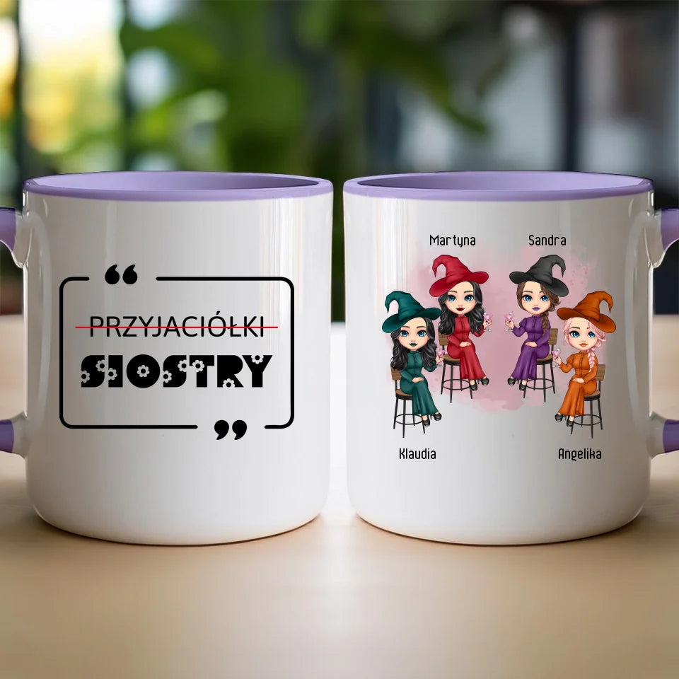 Kubek personalizowany Halloween dla przyjaciółek #132