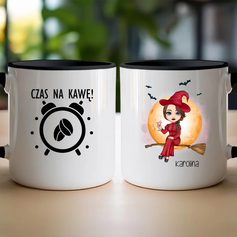Kubek personalizowany Halloween dla kobiety # 516