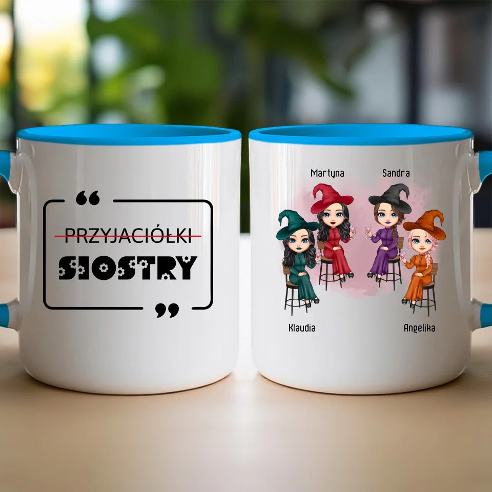 Kubek personalizowany Halloween dla przyjaciółek #132