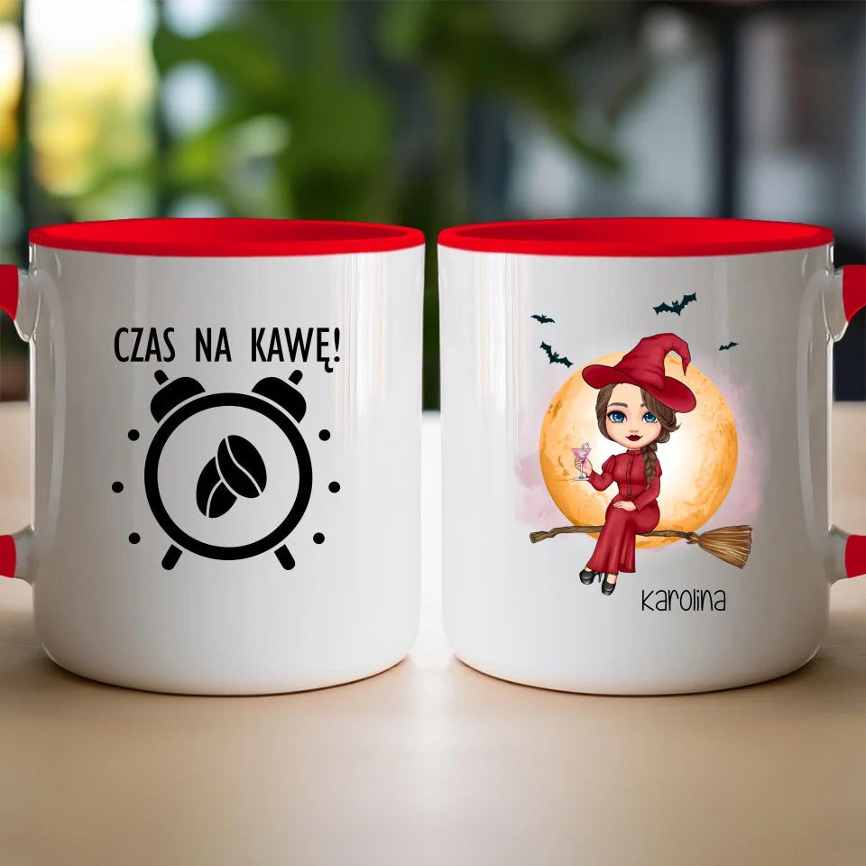 Kubek personalizowany Halloween dla kobiety # 516