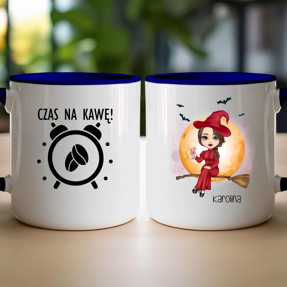Kubek personalizowany Halloween dla kobiety # 516