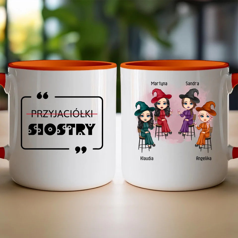 Kubek personalizowany Halloween dla przyjaciółek #132