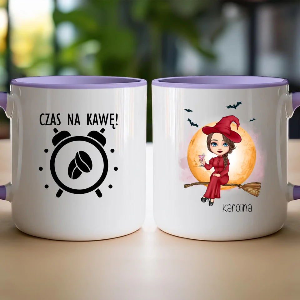 Kubek personalizowany Halloween dla kobiety # 516
