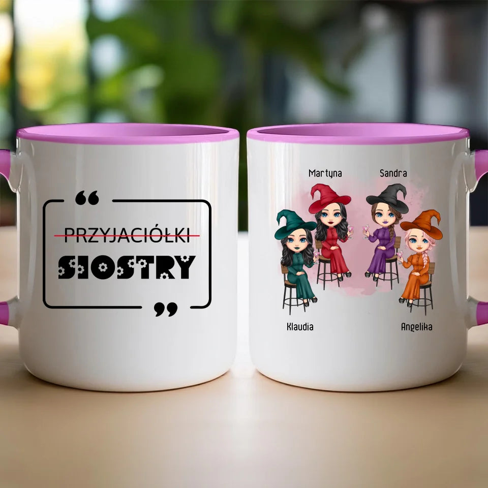 Kubek personalizowany Halloween dla przyjaciółek #132