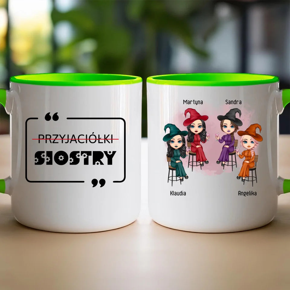 Kubek personalizowany Halloween dla przyjaciółek #132