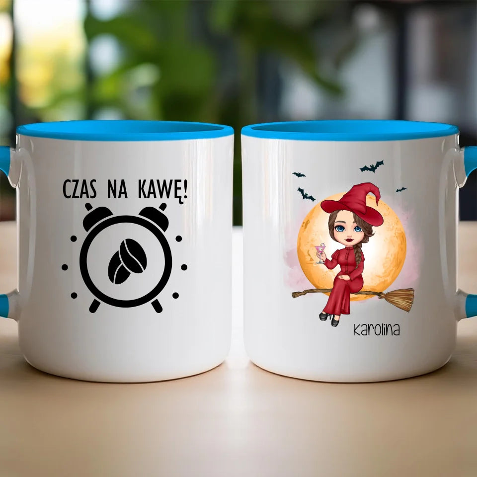 Kubek personalizowany Halloween dla kobiety # 516