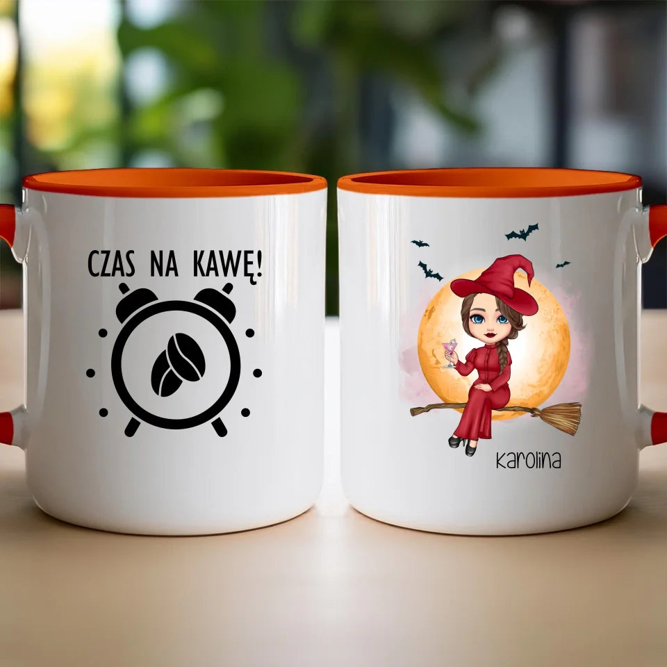 Kubek personalizowany Halloween dla kobiety # 516