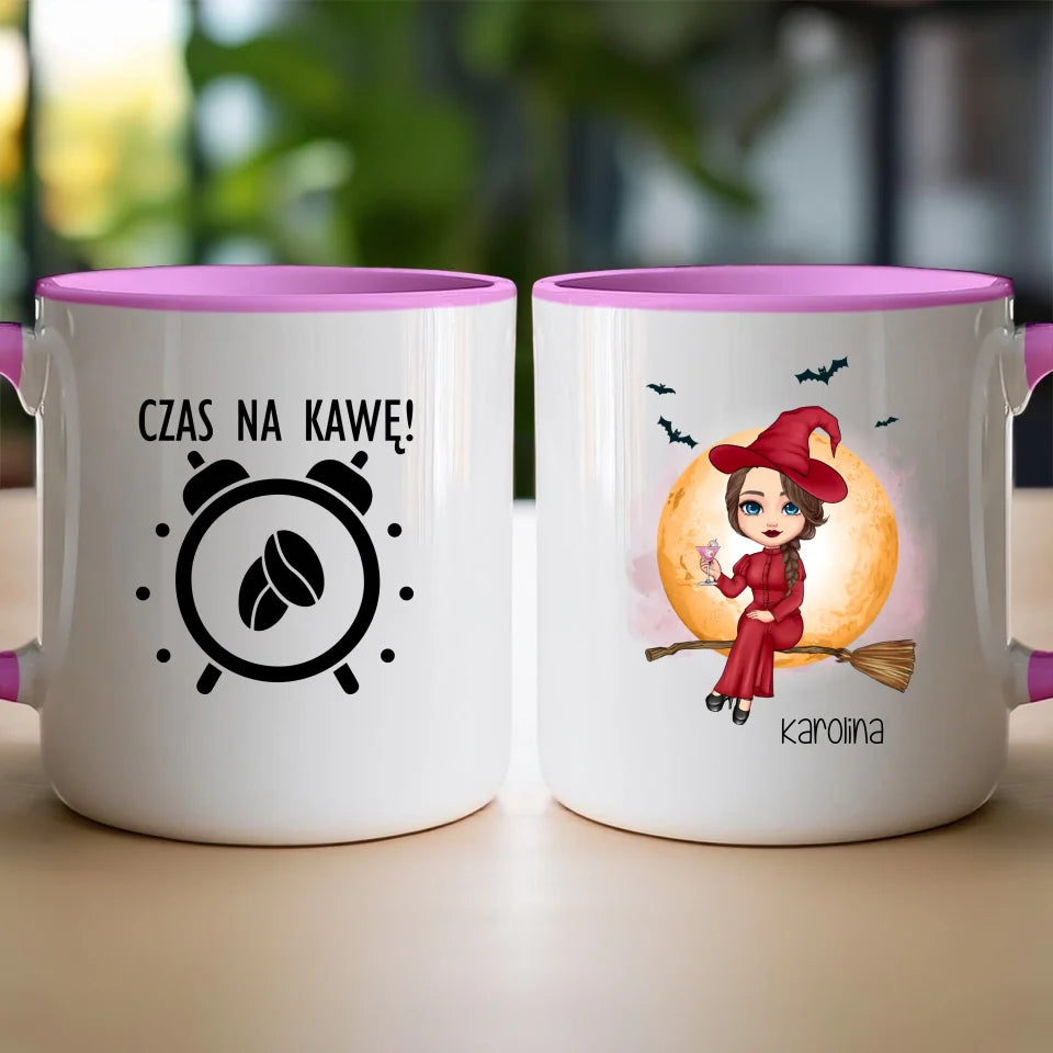 Kubek personalizowany Halloween dla kobiety # 516