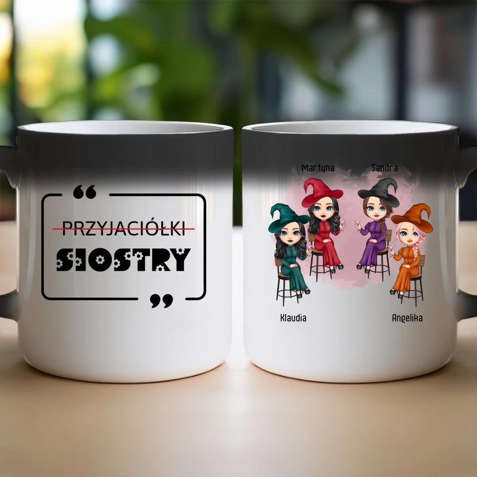 Kubek personalizowany Halloween dla przyjaciółek #132