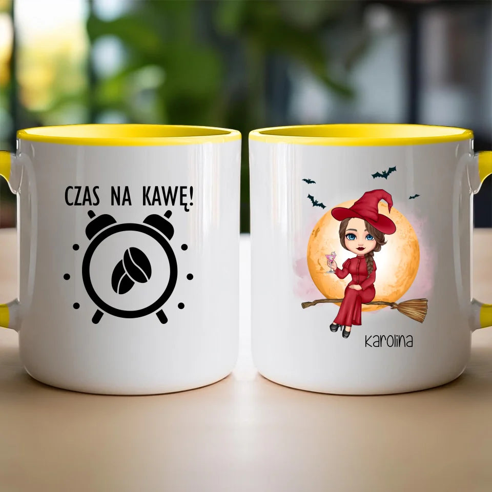 Kubek personalizowany Halloween dla kobiety # 516