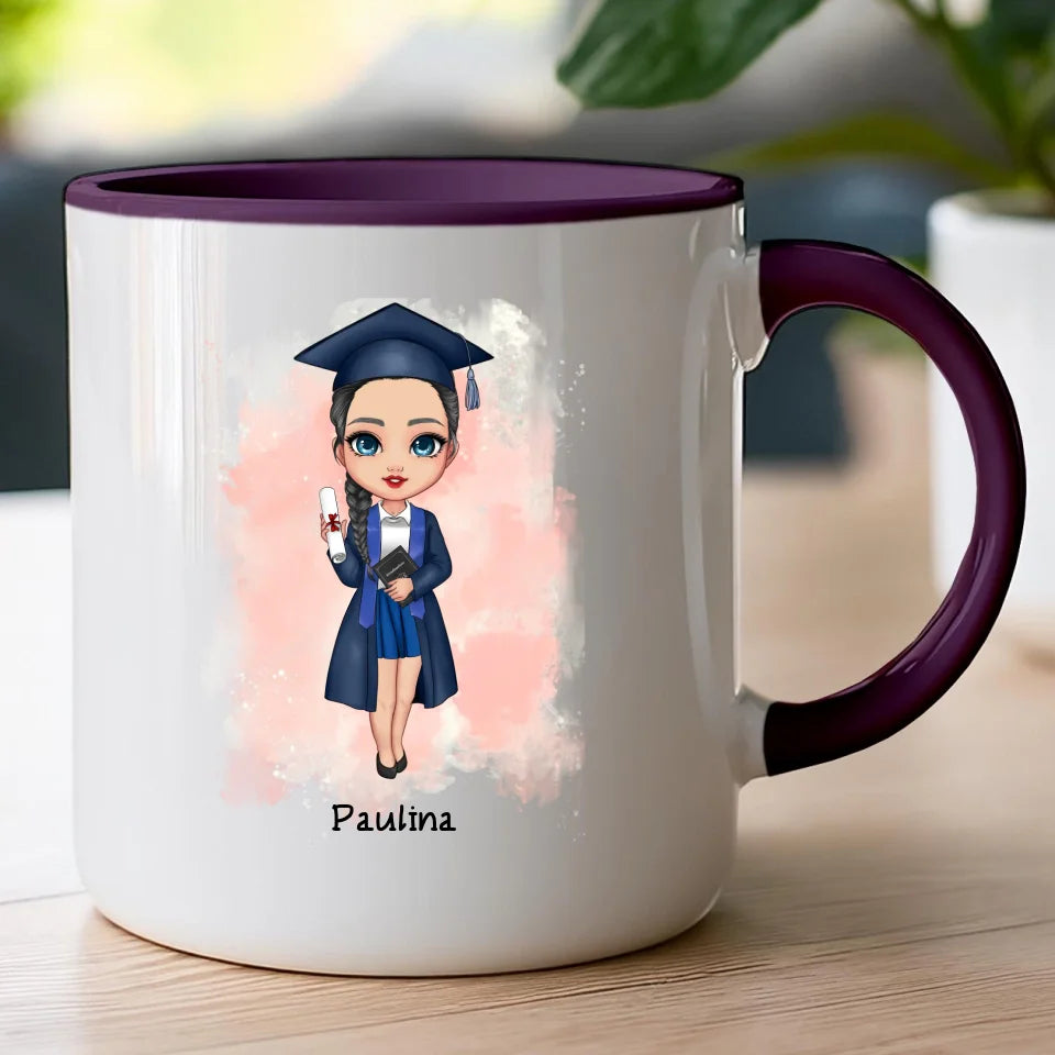 Kubek personalizowany dla dziewczyny - absolwentka #70