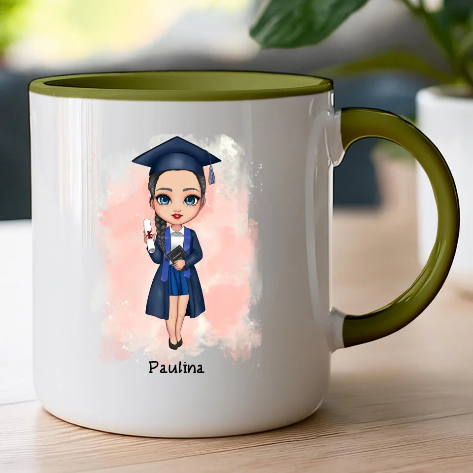 Kubek personalizowany dla dziewczyny - absolwentka #70