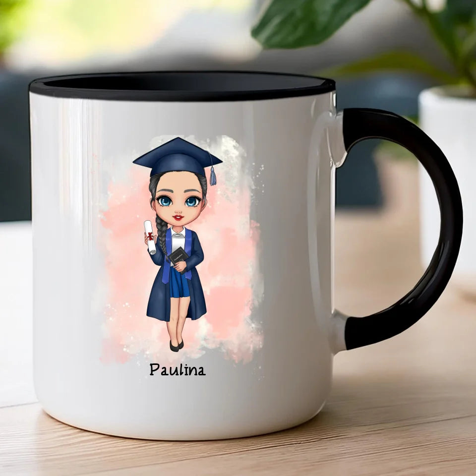 Kubek personalizowany dla dziewczyny - absolwentka #70