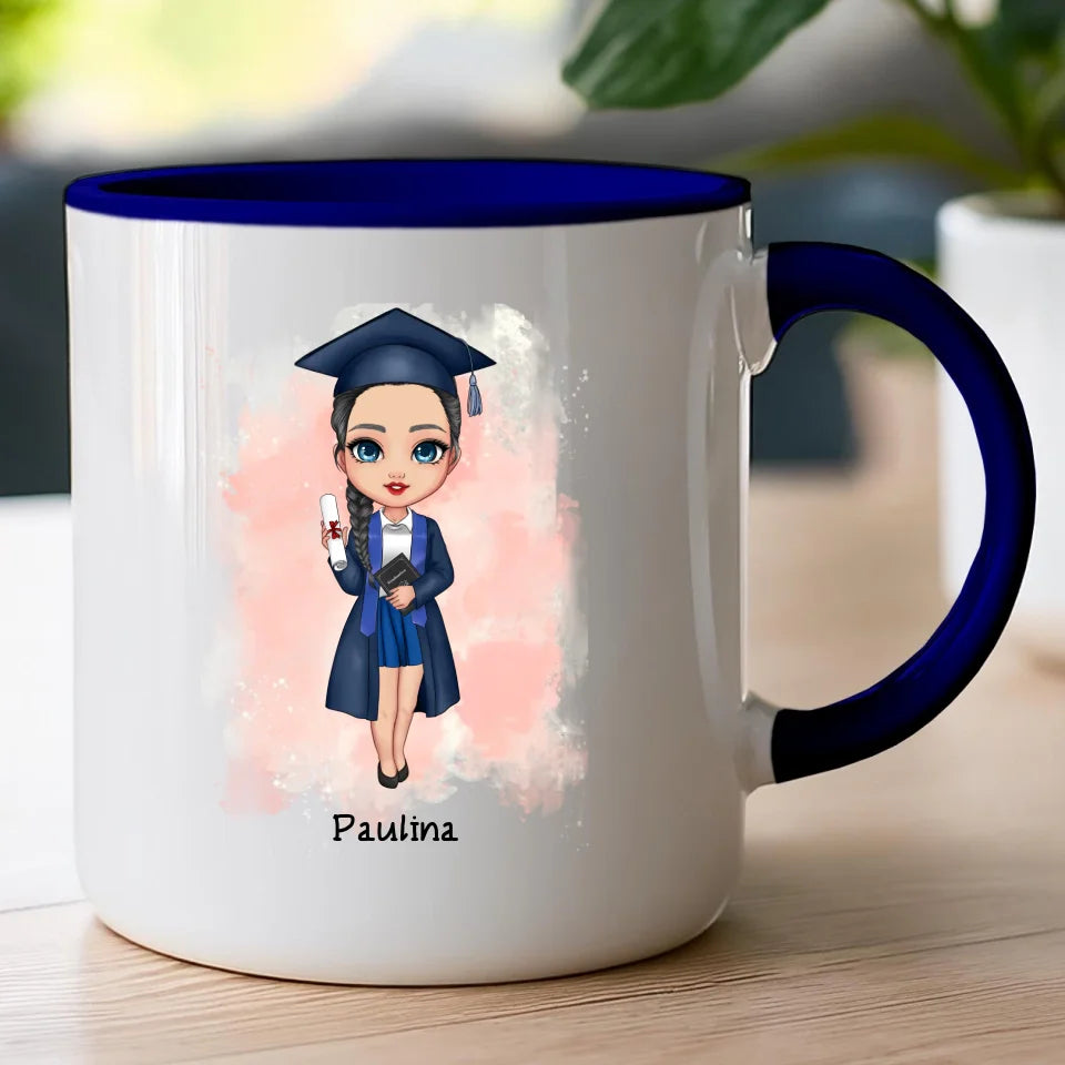 Kubek personalizowany dla dziewczyny - absolwentka #70